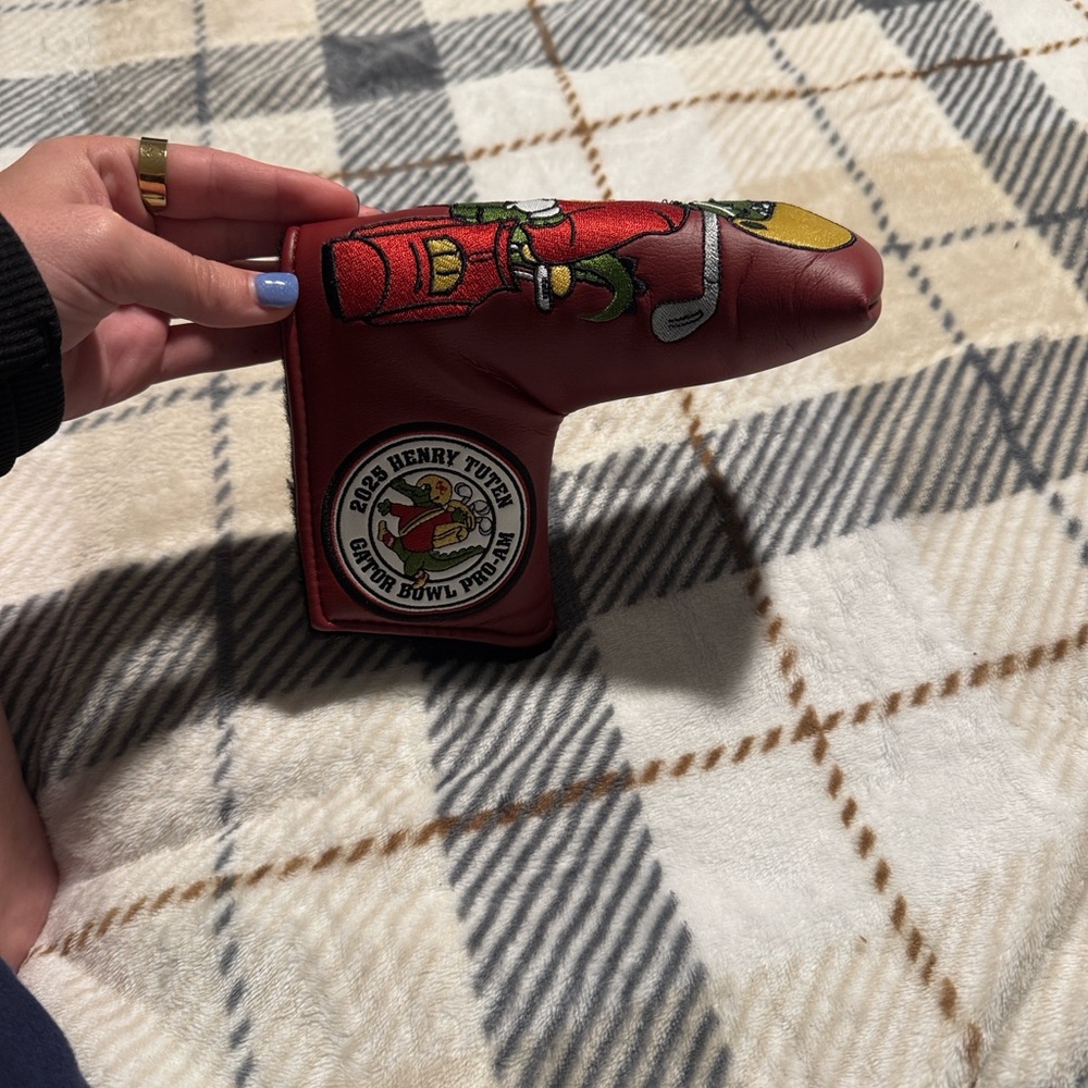 Scotty Cameron Red Putter Cover with Embroidered Patch
